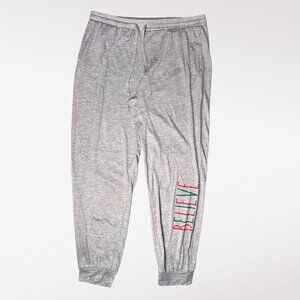 Rae Dunn "Believe" Cozy Jogger Pants Sleepwear Lounge Large